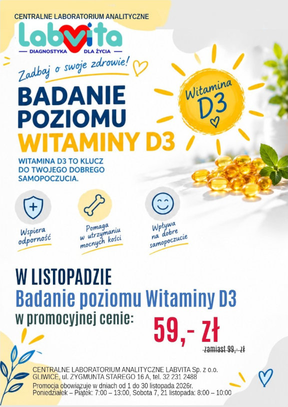 Witamina D3 2026